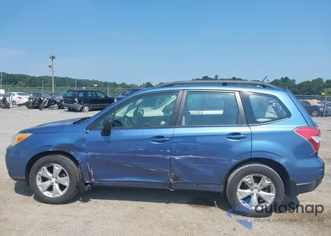 2015 Subaru Forester 2.5I from USA, damaged, VIN JF2SJABC4FH478582